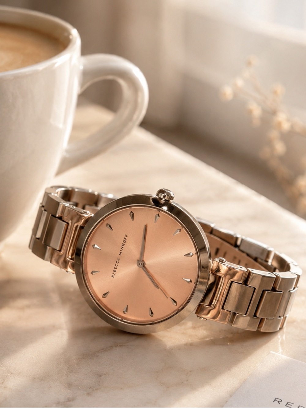 Rebecca Minkoff Women's  Silver Bracelet Watch